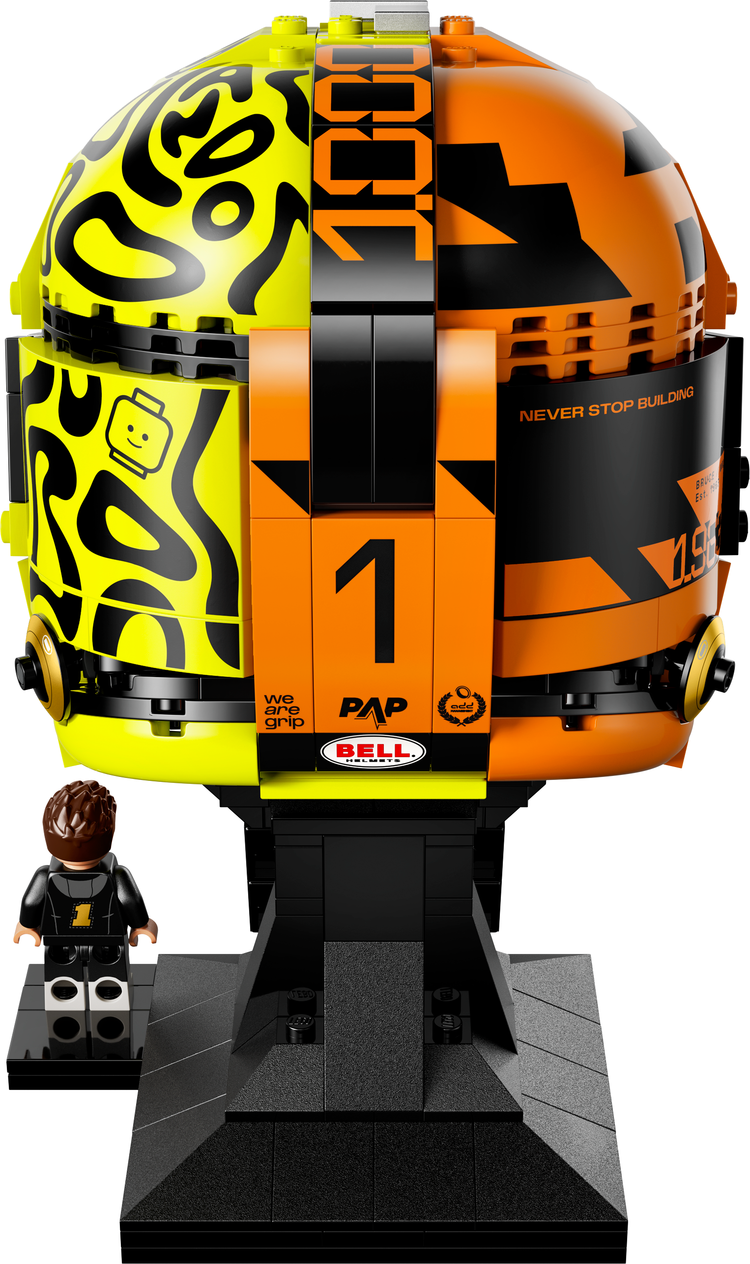 LEGO® Editions McLaren Mastercard F1® Team Lando Norris hjelm. Byggesett 43023