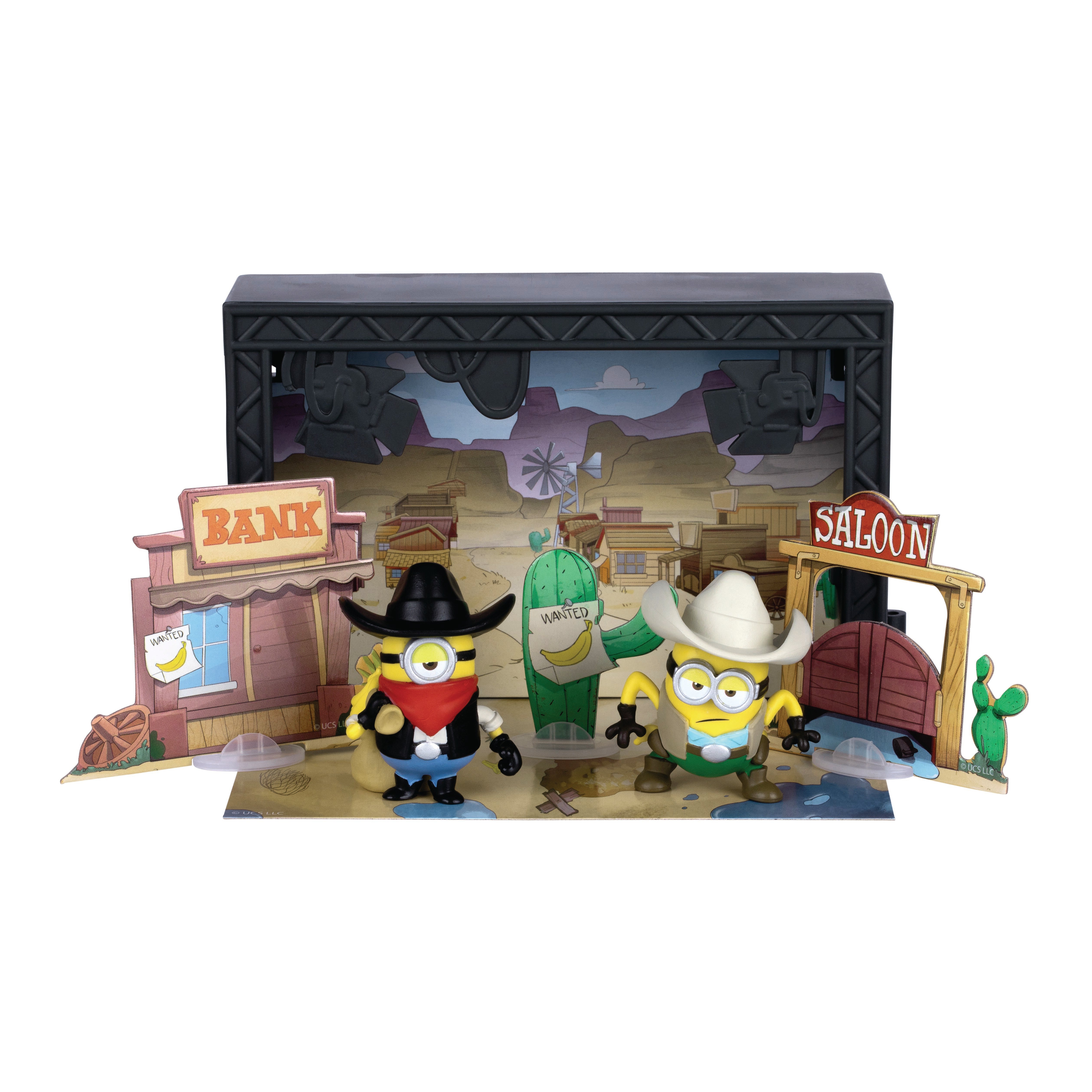 Minions & Monster - 5 cm Stage Set, 2 PK, Asst