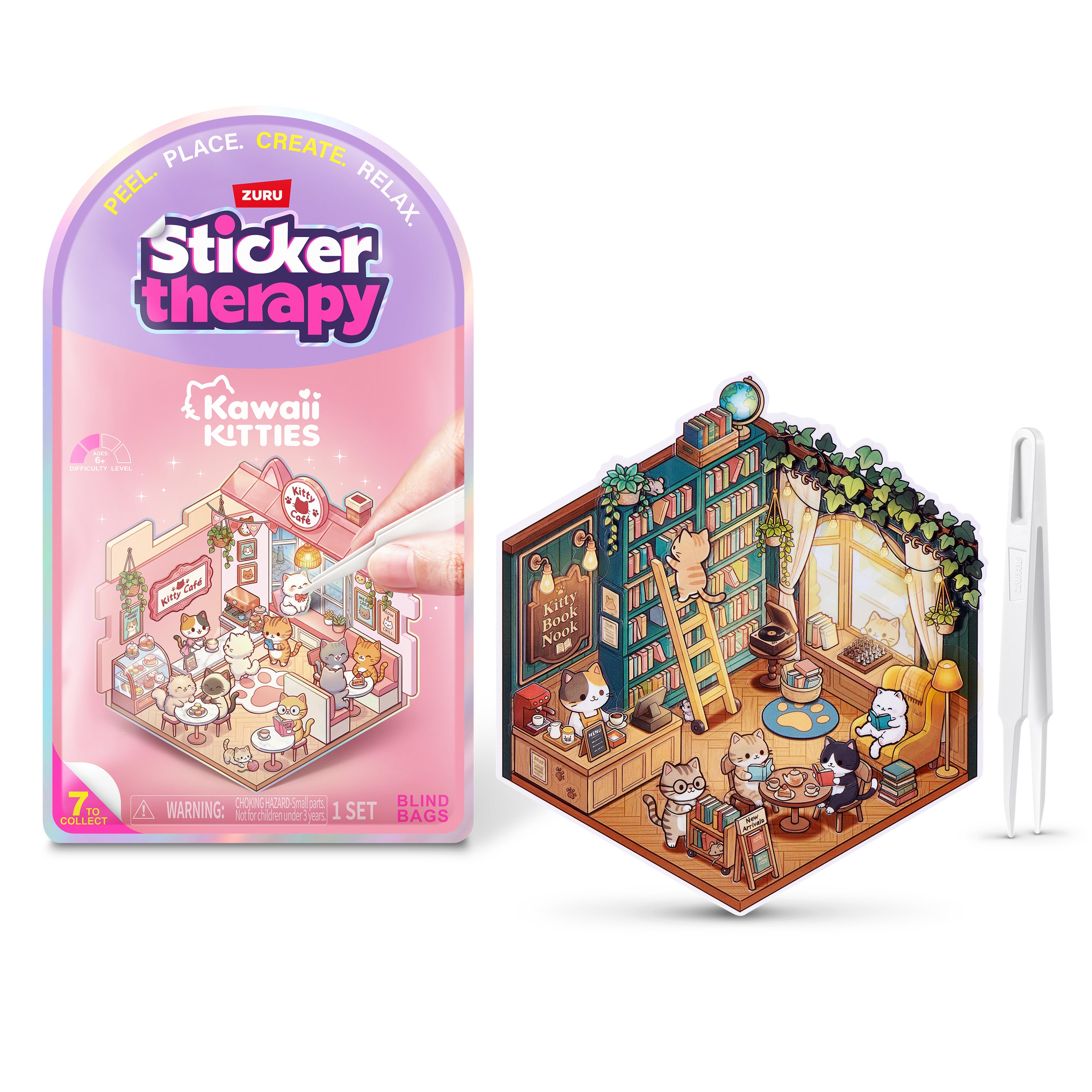 ZURU Sticker Therapy Kawaii Kitties