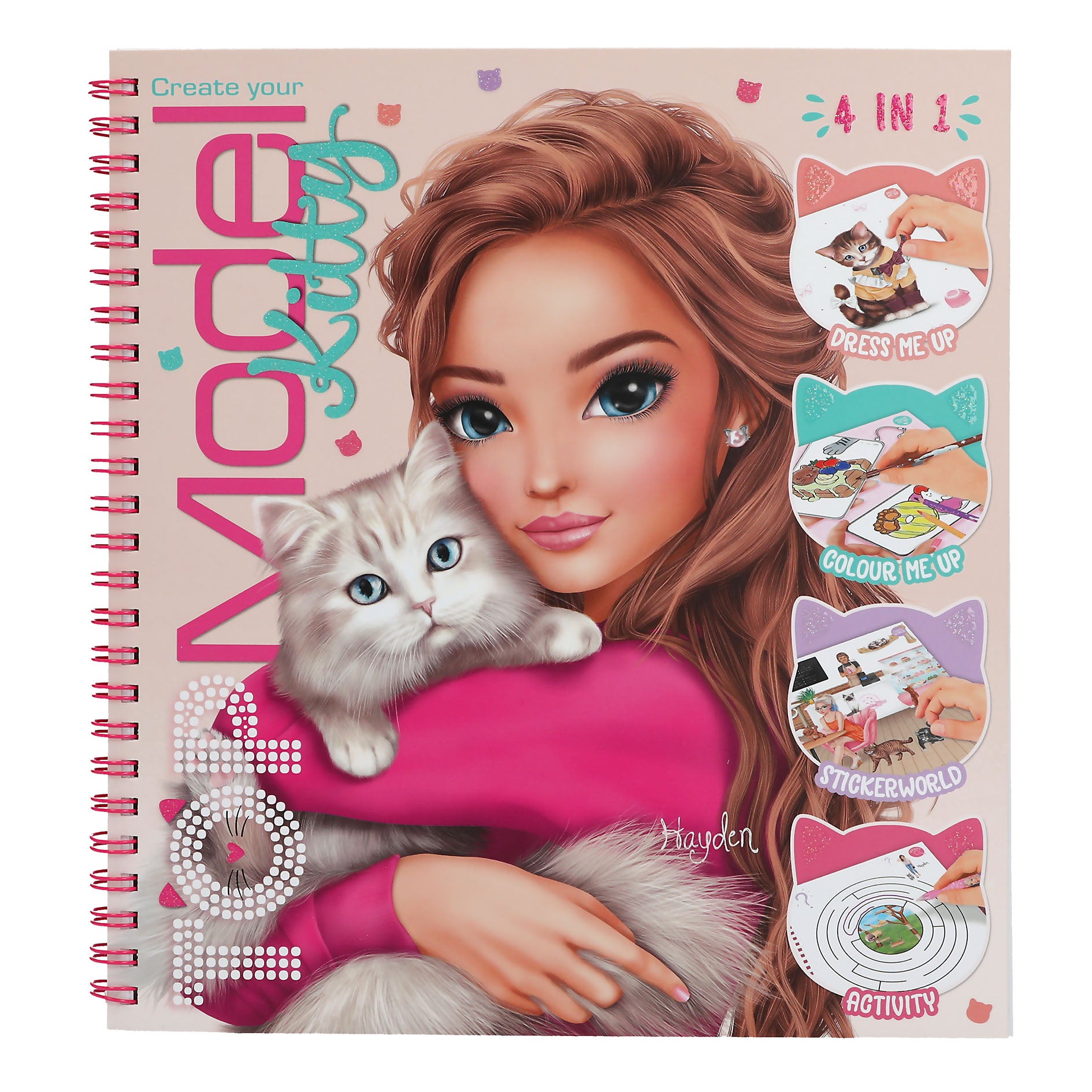 TOPModel Kitty aktivitetsbok