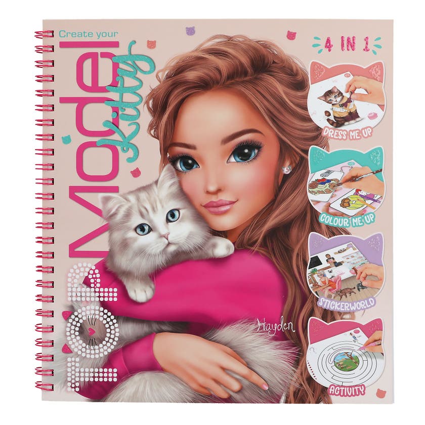 TOPModel Kitty aktivitetsbok