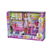 Steffi LOVE Barnehage Lekesett med 4 Dukker