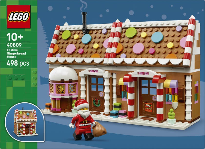 LEGO® Iconic Julepepperkakshus 40809