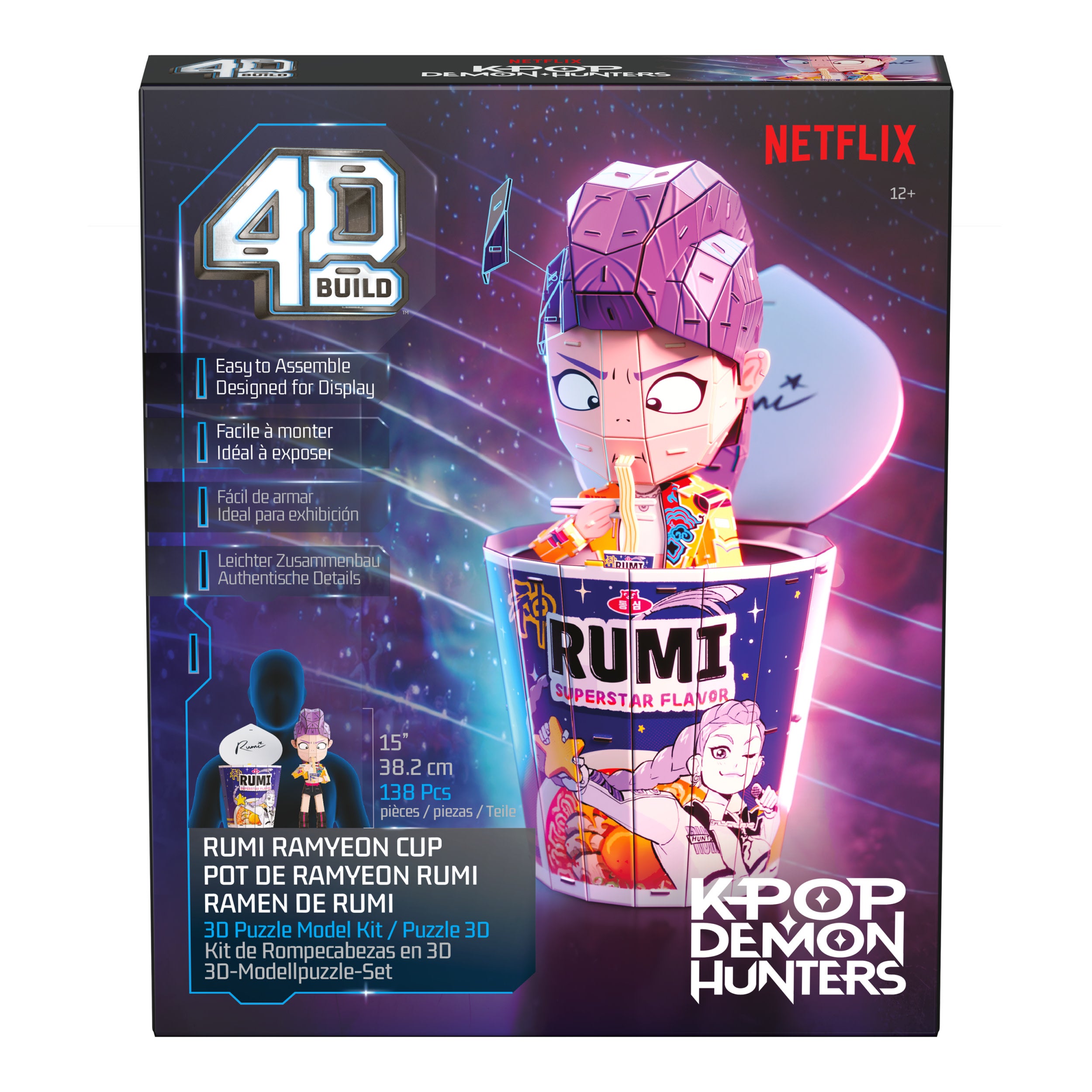 4D Build Rumi 3D-puslespill fra K-pop Demon Hunters