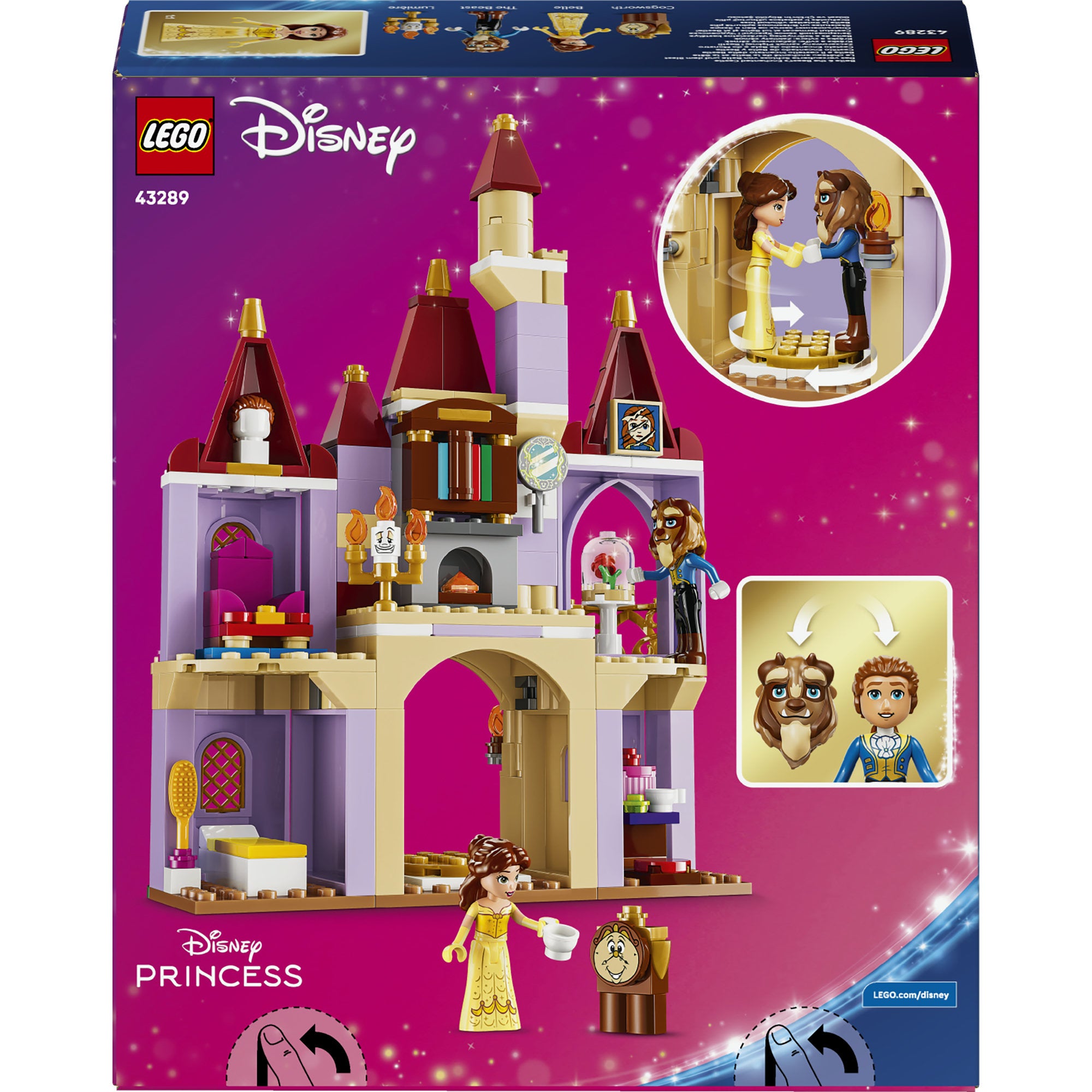 LEGO® ǀ Disney Princess Belle og Udyrets forheksede slott 43289
