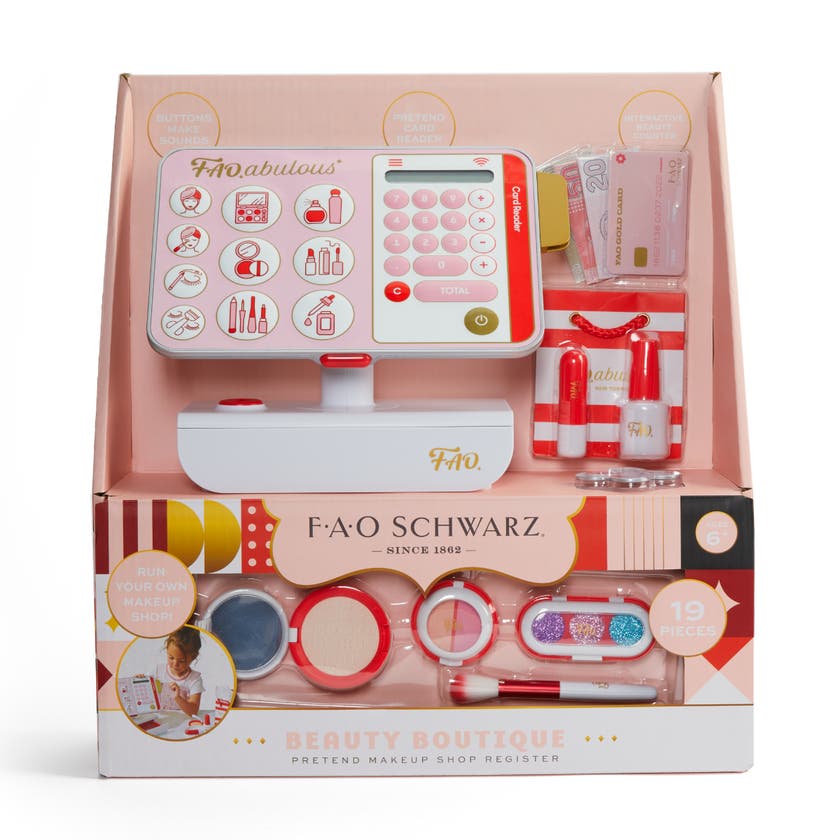 FAO SCHWARZ Sminkbutikk med kassasystem