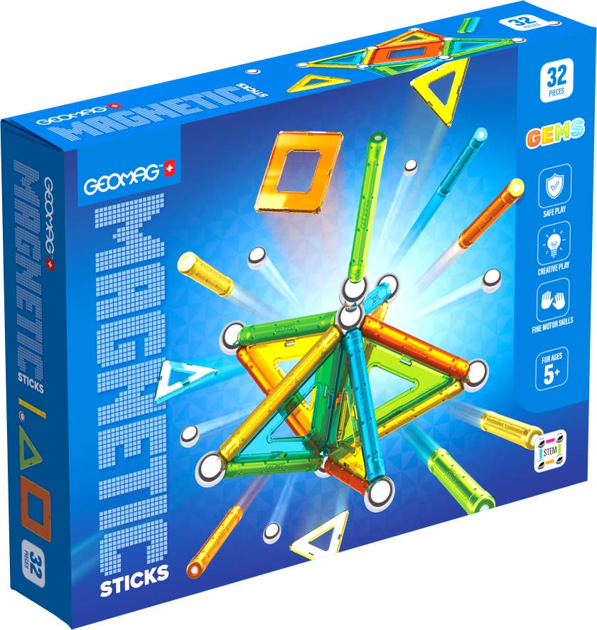 Geomag Magnetiske Staver Gems 32