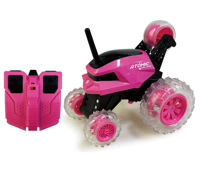 Radiostyrt stuntbil med spinning og lys rosa – Fusion