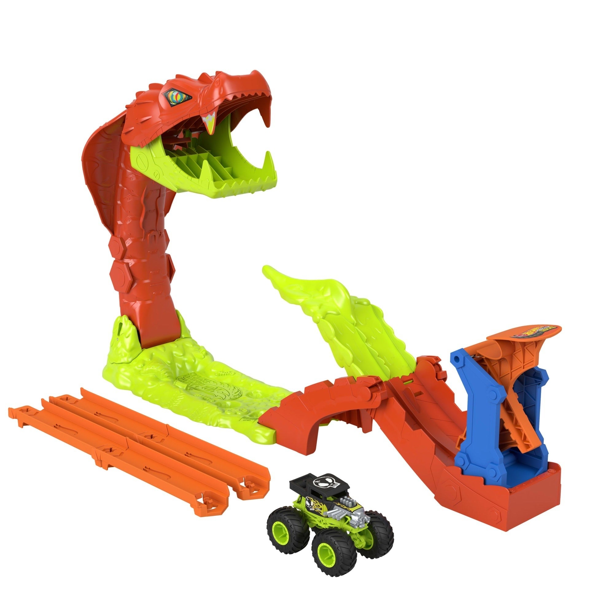 Hot Wheels Monster Trucks Snake Bite Slam Out 
