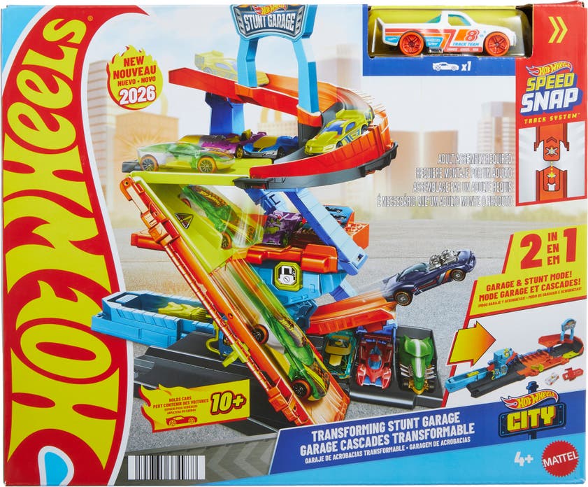 Hot Wheels City Transforming Stunt Garage