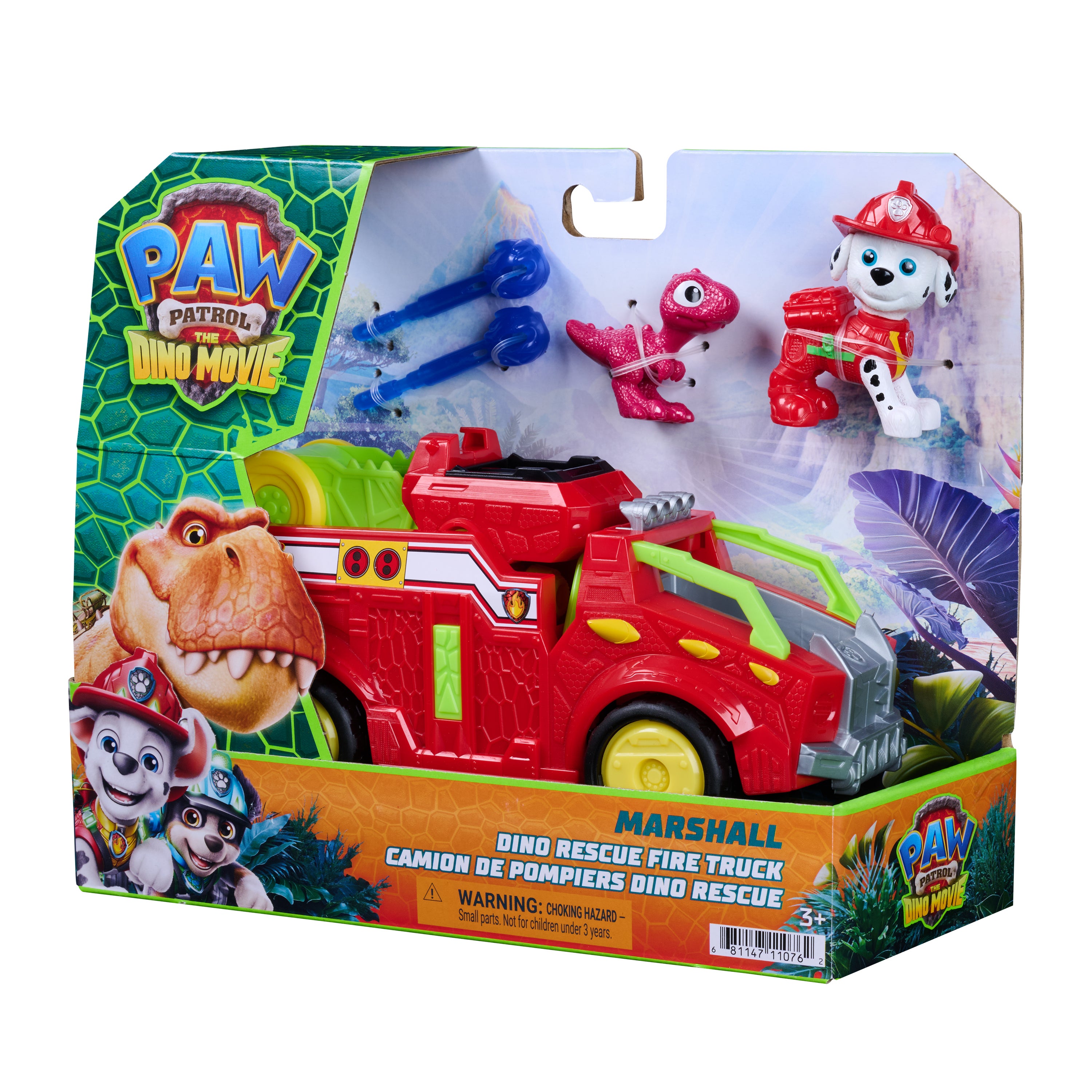 Paw Patrol Dinosaur-tema lekebil Marshall