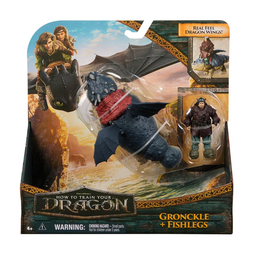 Dragons Filmen Viking & Drage, Gronckle & Fishlegs
