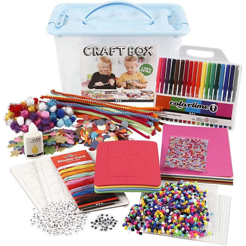 Hobbyboks, blandede farger