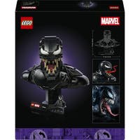 LEGO® ǀ Marvel Byste av Venom. Samlerbyggesett for voksne som kan bygges og stilles ut 76356