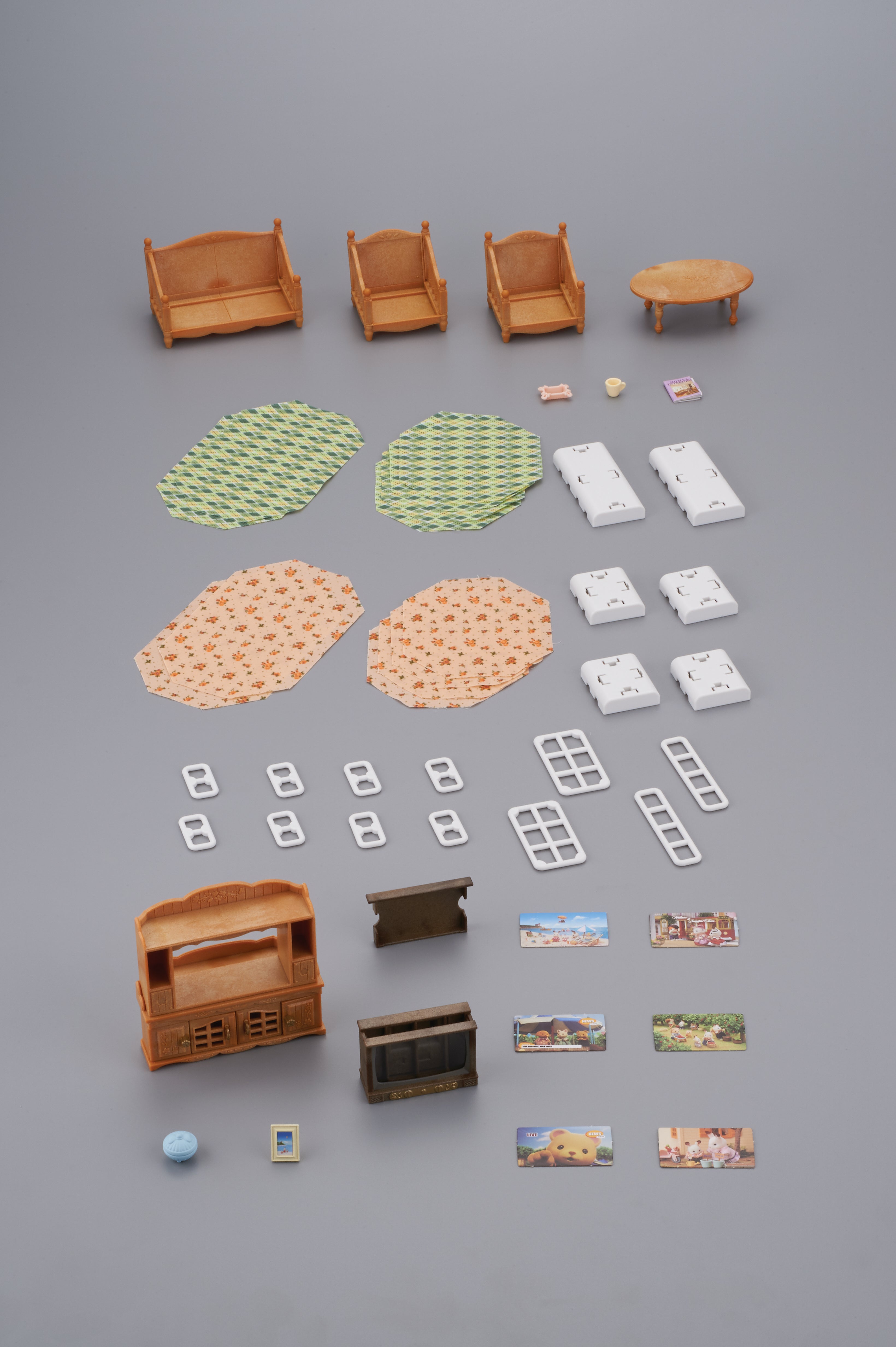 Sylvanian Families - Sofagruppe med TV-sett