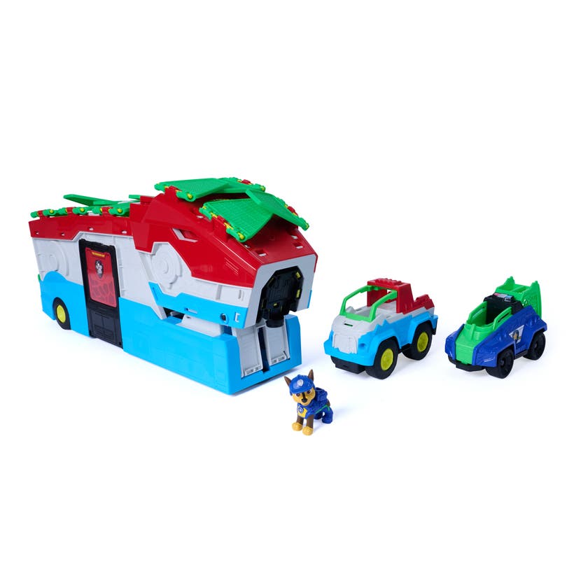 Paw Patrol 2-i-1 Dinosaur Mobil Hovedkvarter