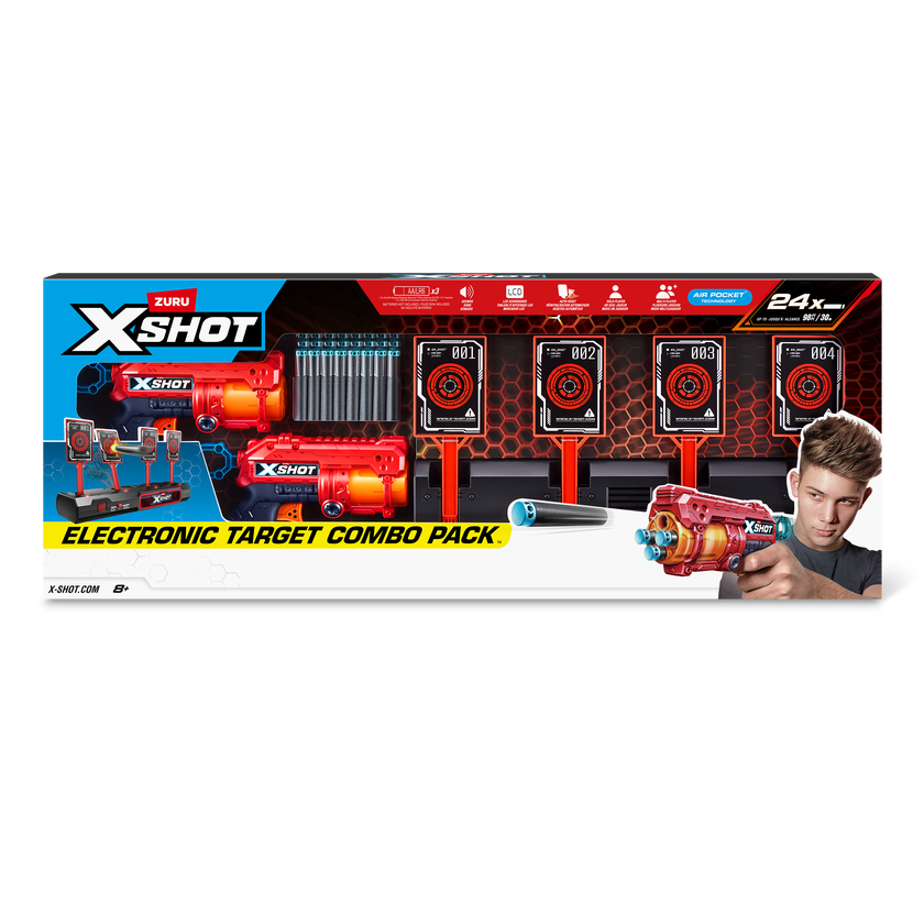XSHOT Excel-S1 Interactive Target & Fury 4 (2pcs)