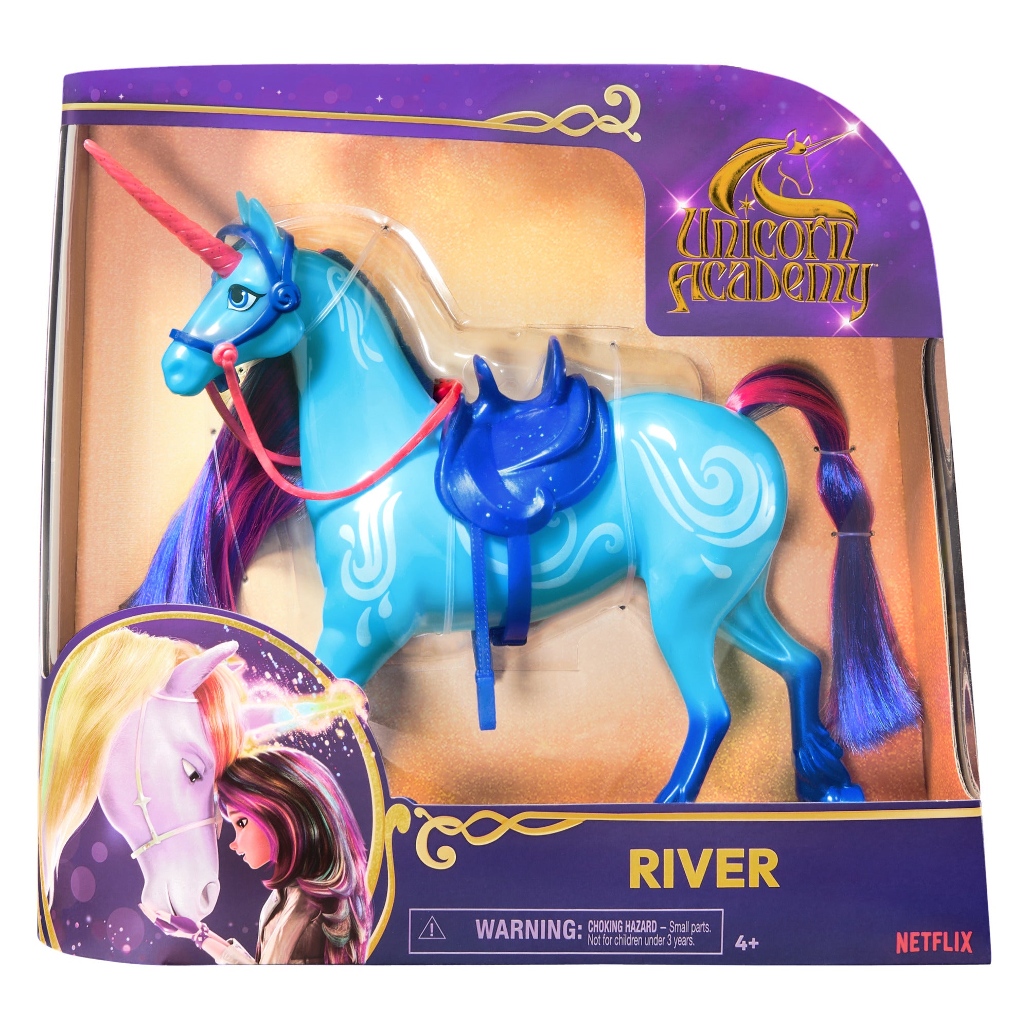 Unicorn Academy, Motedukke Unicorn 28 cm, River