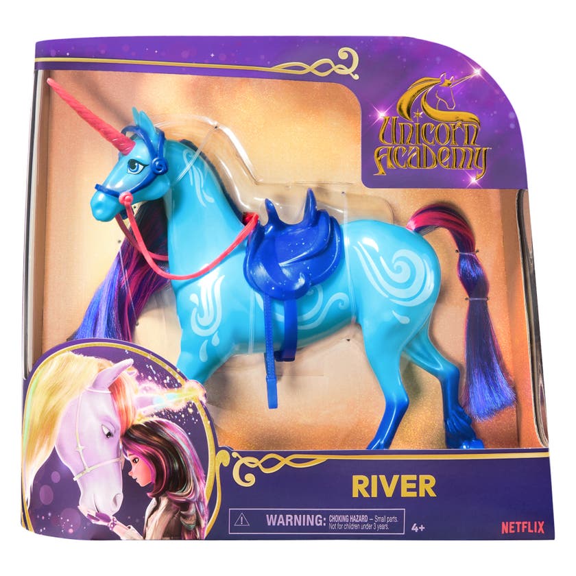 Unicorn Academy, Motedukke Unicorn 28 cm, River