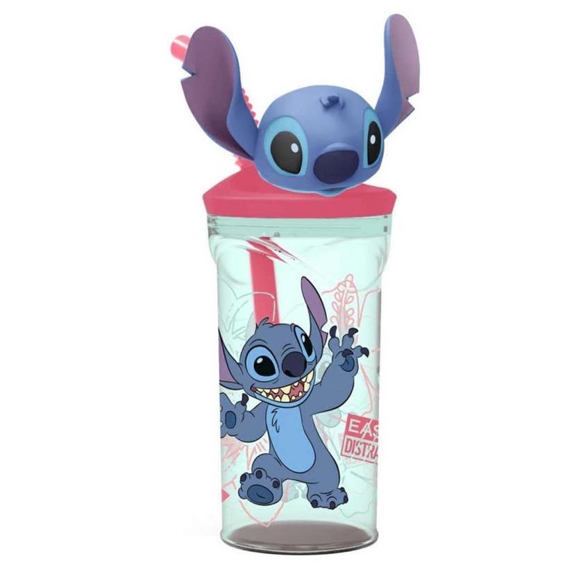 Stitch 3D Figurin Tumblerflaske, 360 ml
