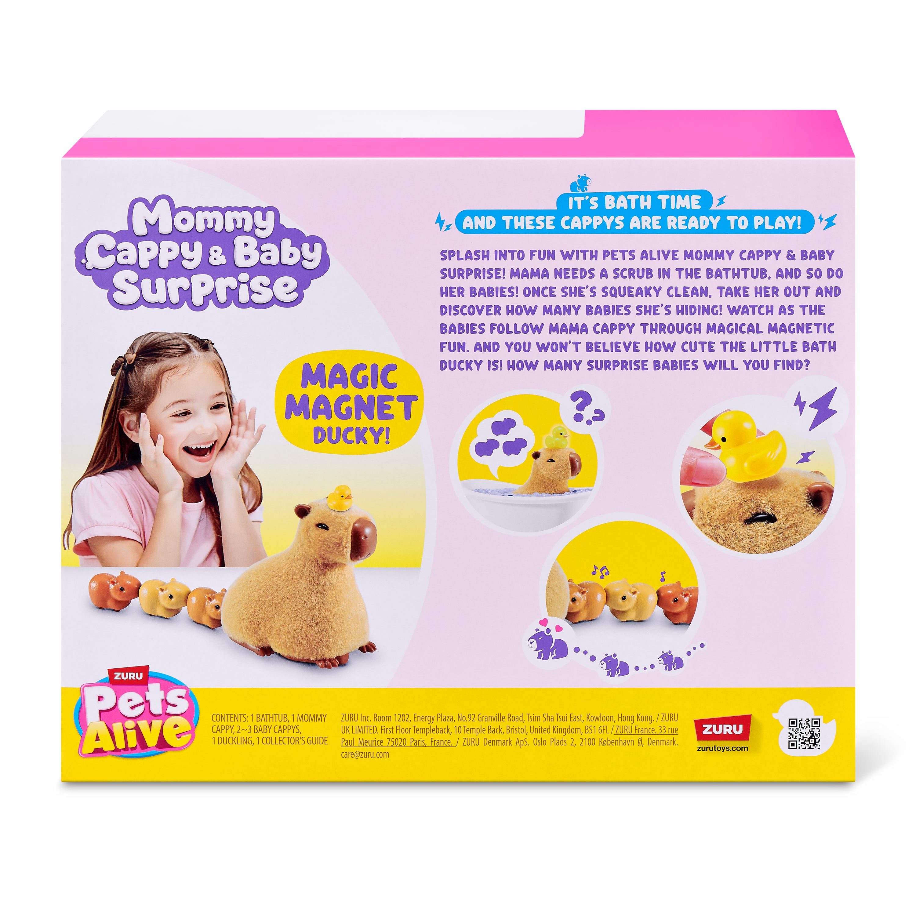 Pets Alive Mommy Cappy & Baby Surprise Kosedyr