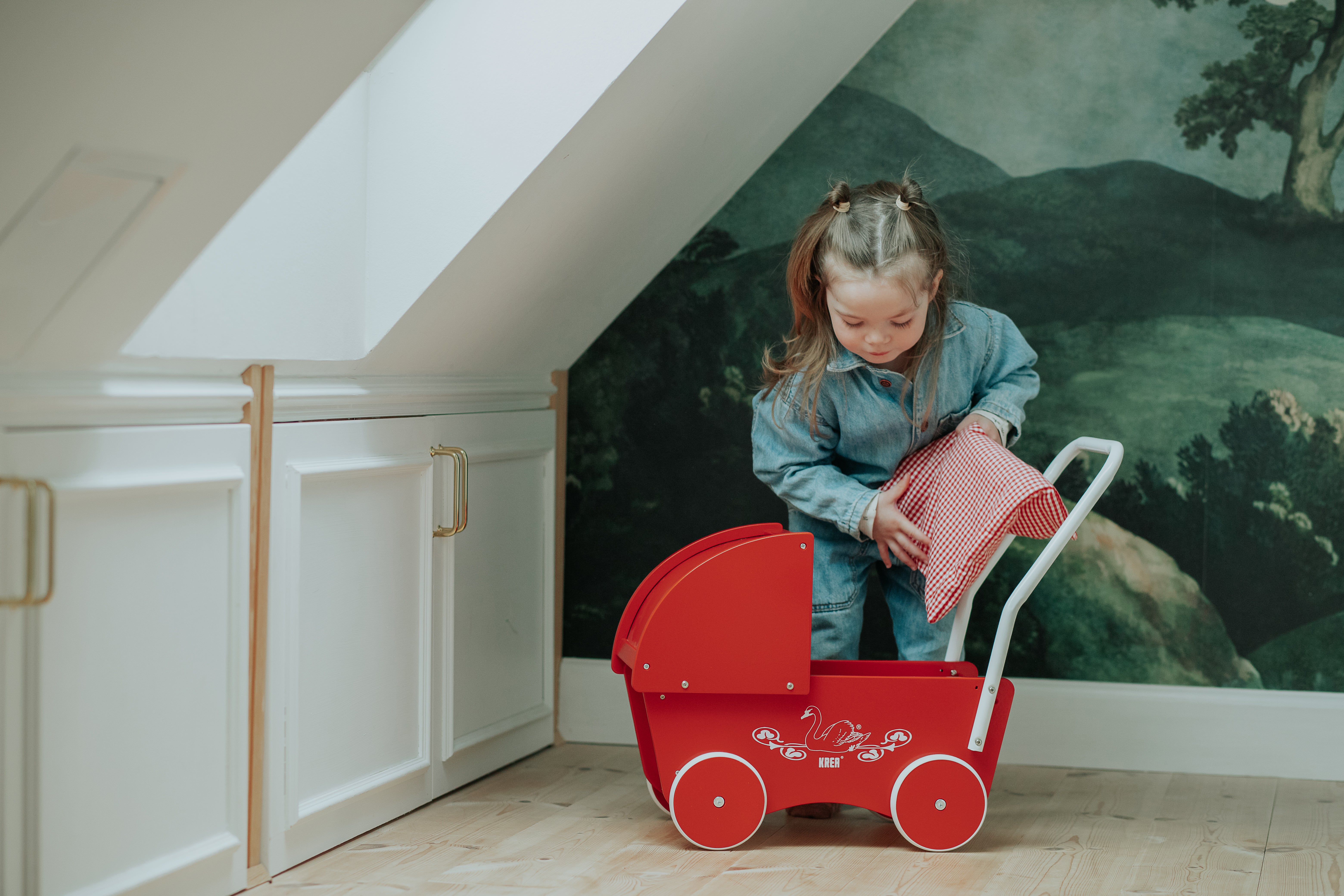 KREA Doll Pram Red 