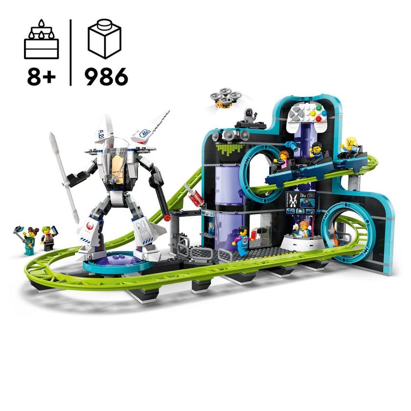 LEGO City 60421, Robot World berg-og dalbanepark