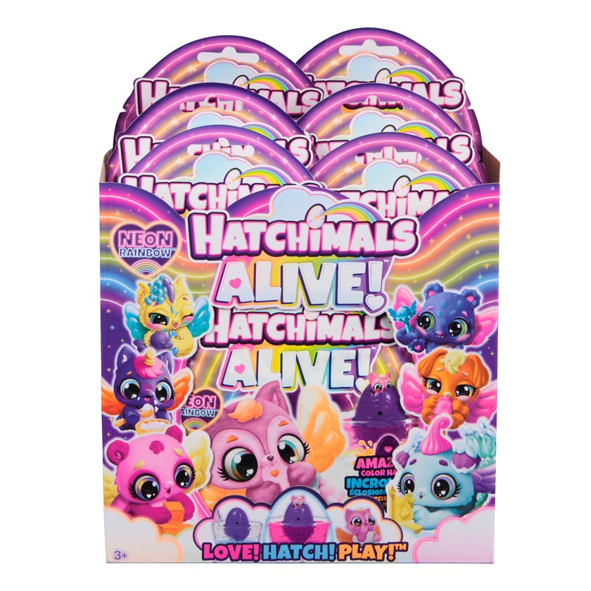 Hatchimals Alive Neon Rainbow 1-pakning