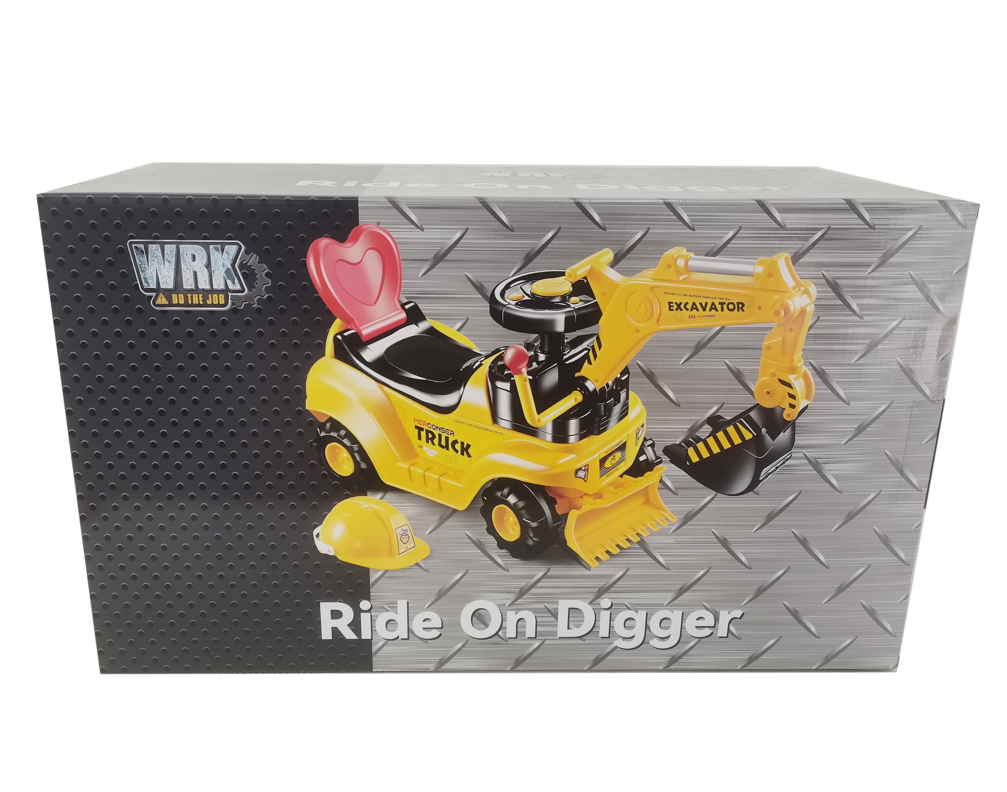 WRK, Ride On Gravemaskin med Hjelm