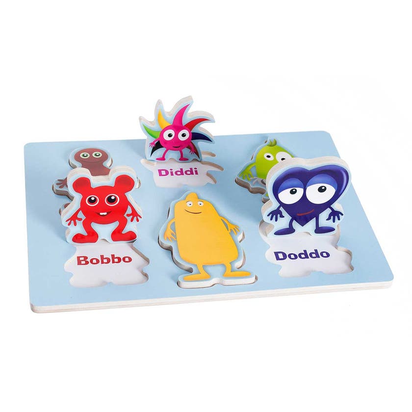 Teddykompaniet, Babblarna- Formpuslespill, 6 figurer, 1–3 år
