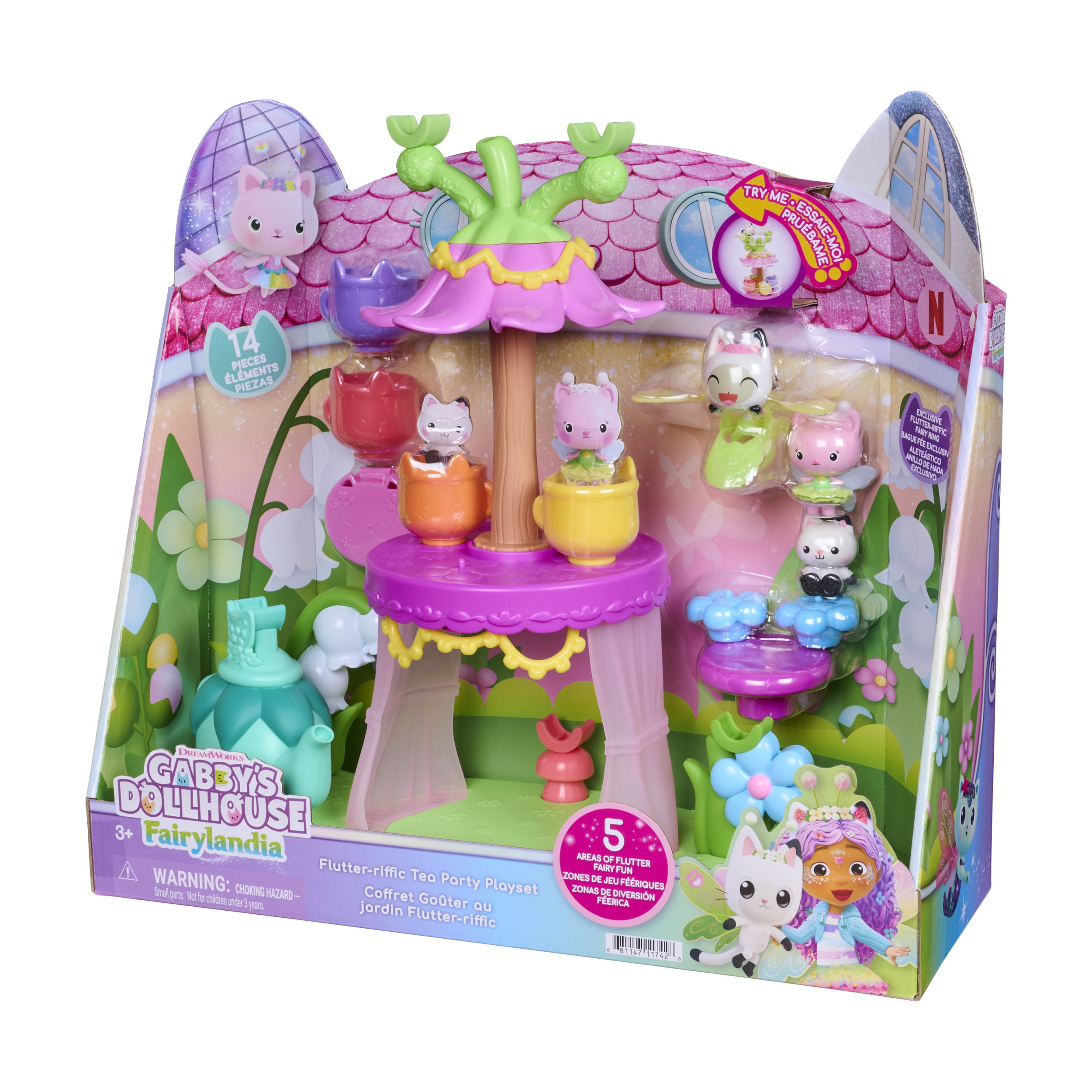 Gabby's Dollhouse Fairylandia Te-party Set 