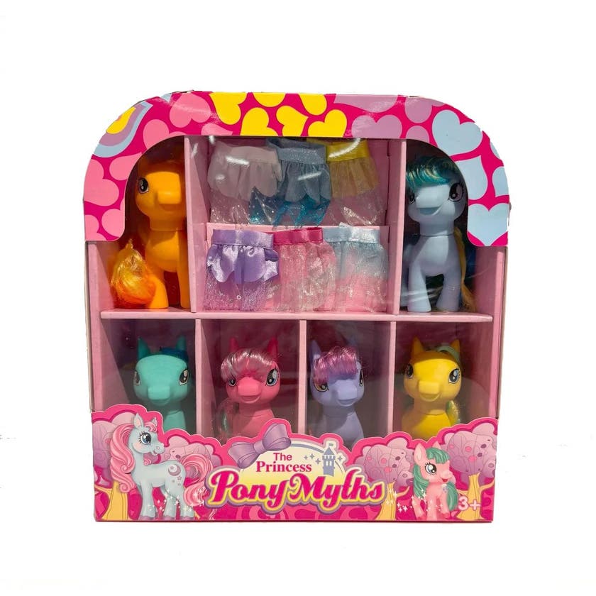Pony Myths 6 stk med klær