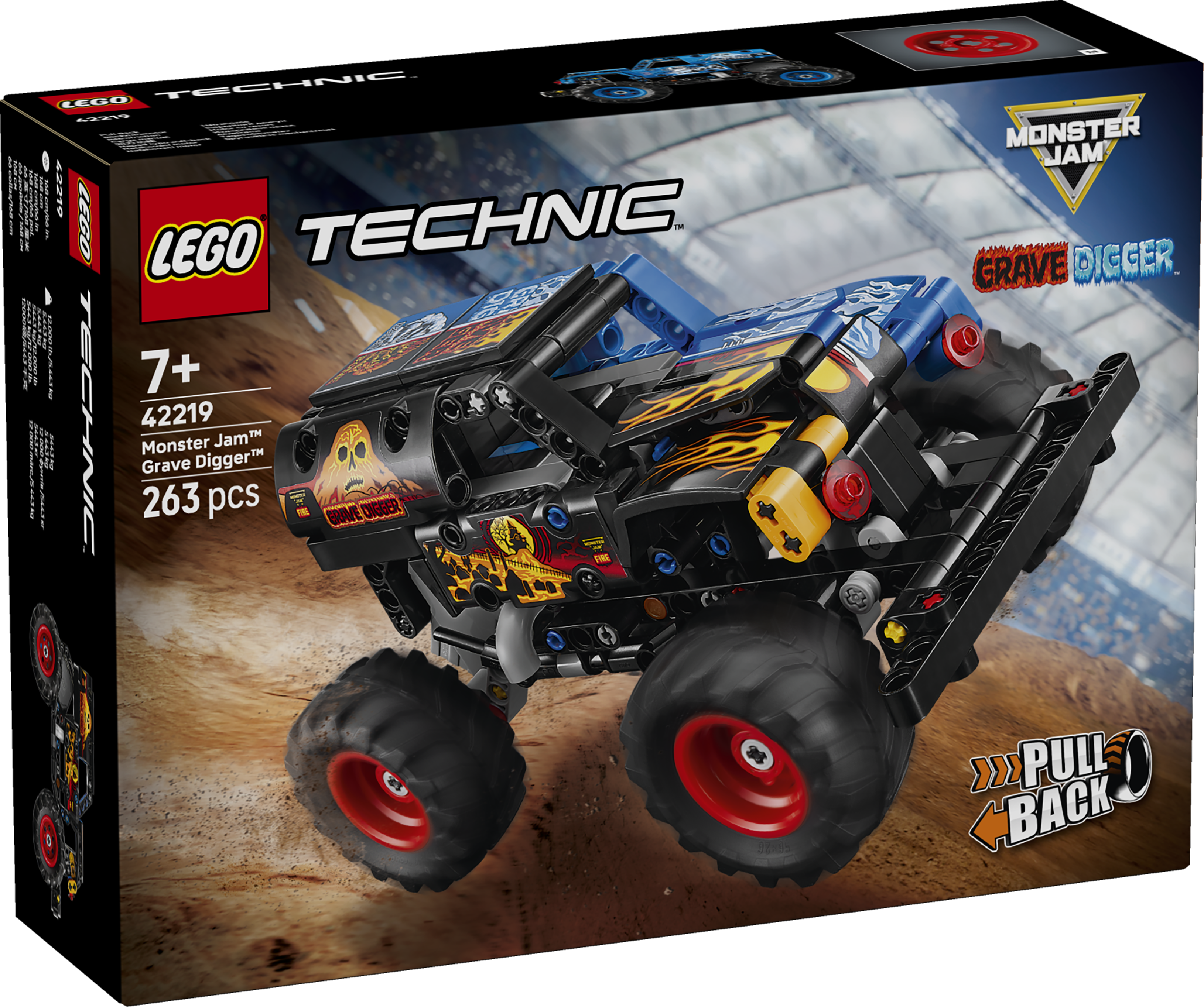 LEGO® Technic Monster Jam™ Grave Digger™ «Ild og is» 42219
