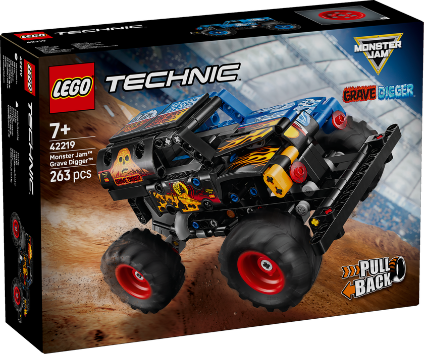 LEGO® Technic Monster Jam™ Grave Digger™ «Ild og is» 42219