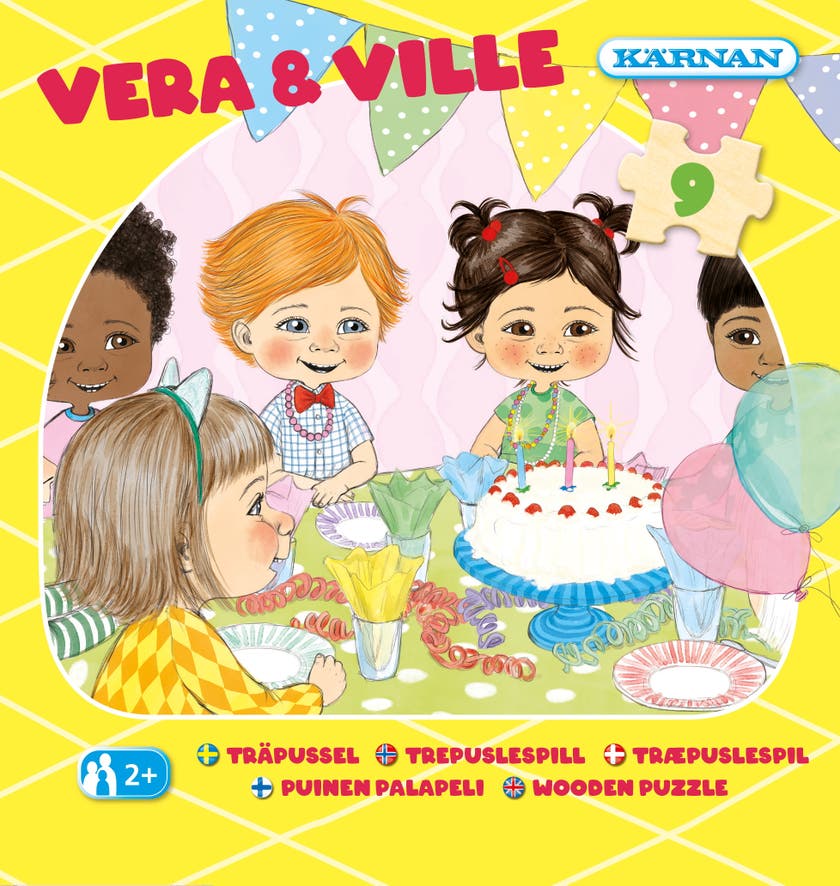 Treepuslespill Vera og Ville 9 biter