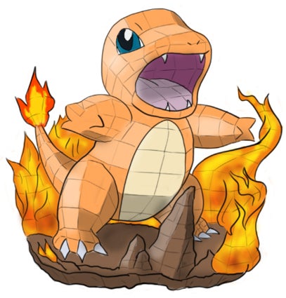 4D Puzzles Pokemon 30 cm - Charmander