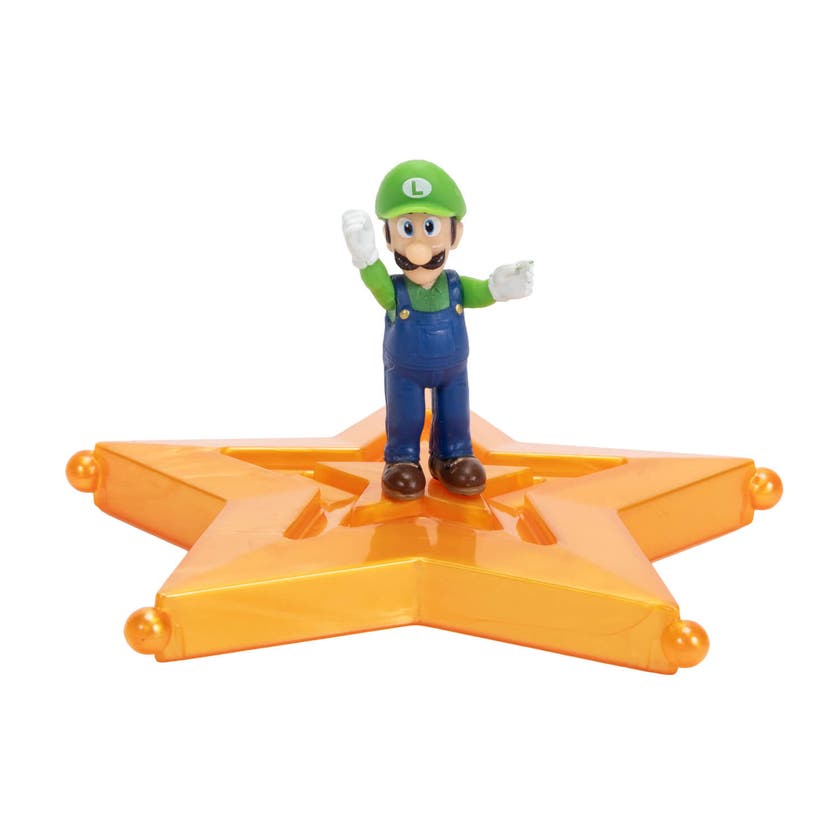 Super Mario Galaxy Movie minifigur 1,5" med stjernetilbehør