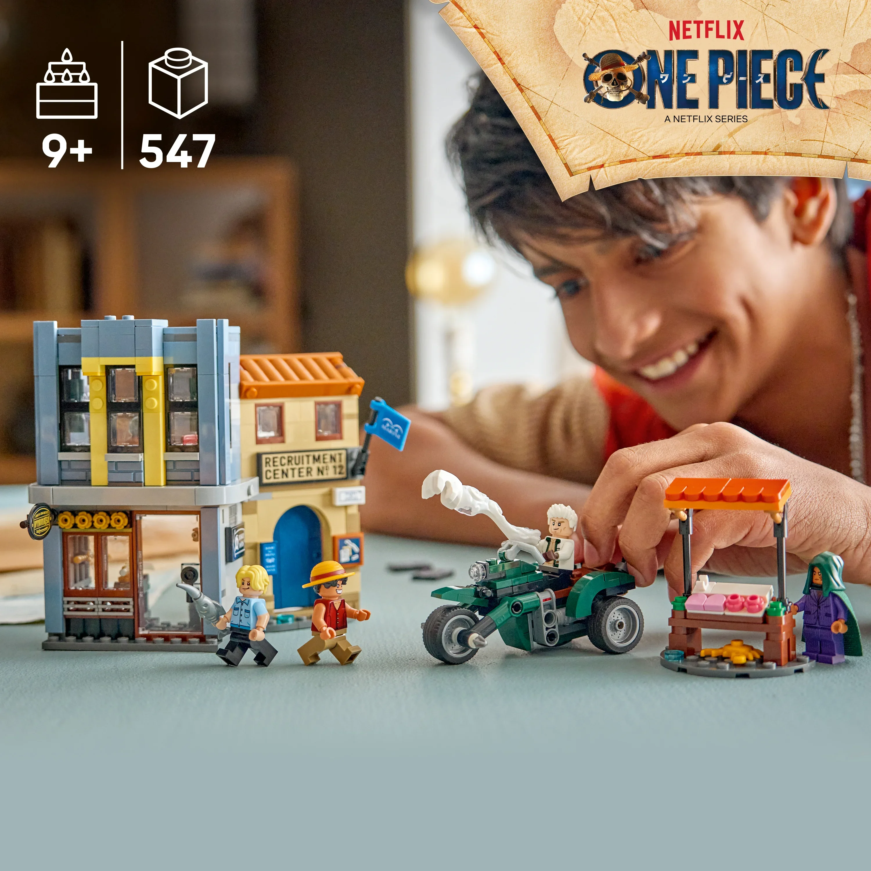 LEGO® ONE PIECE 75642 Kamp med kaptein Smoker