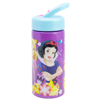 DISNEY PRINCESS, Vannflaske med sugerør, 420 ml
