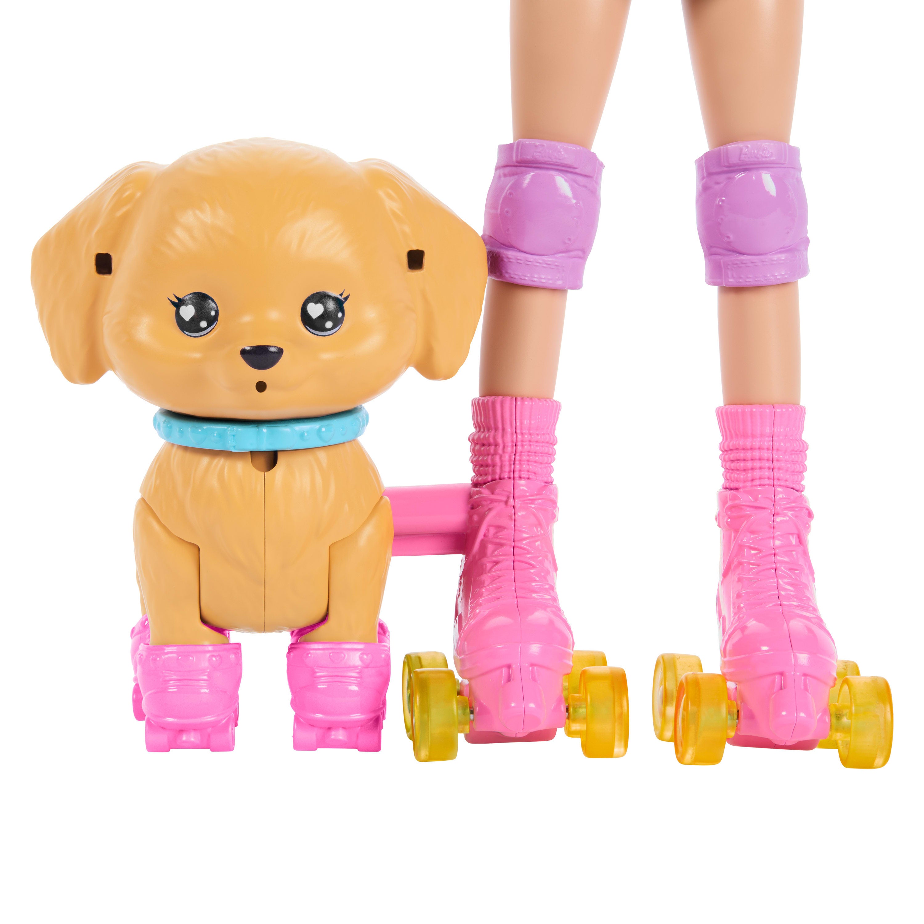 Barbie Skate and Run Pup Dukke med Valp