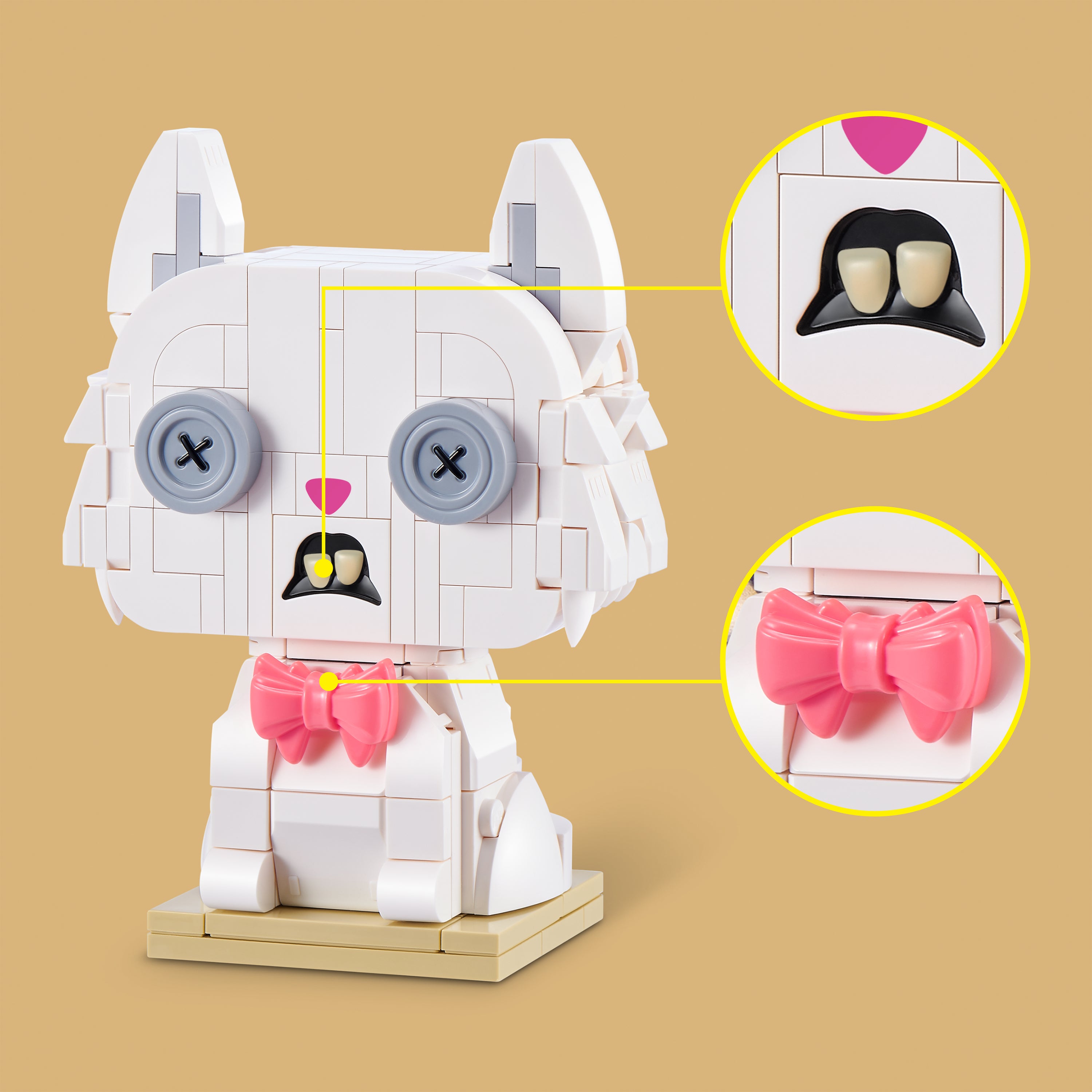 MAX Premium Fuggler Alley Cats - Cheezee(White)
