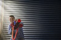 XSHOT Insanity Motorisert Rage Fire Gatling-pistol med stativ