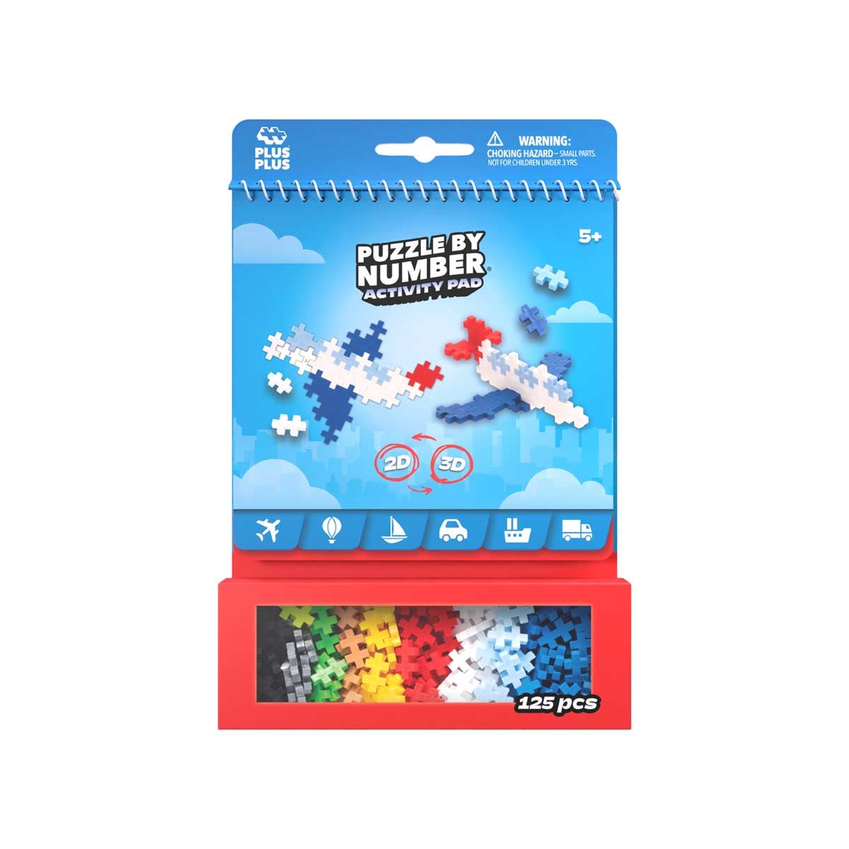 Plus-Plus Aktivitetspad – Transport