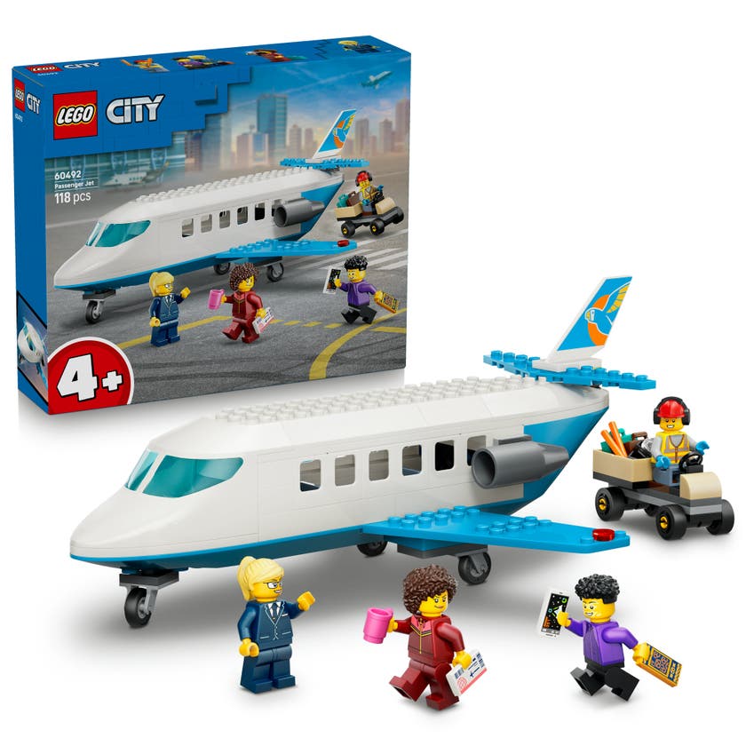 LEGO® City Passasjerfly. Byggelekesett 60367