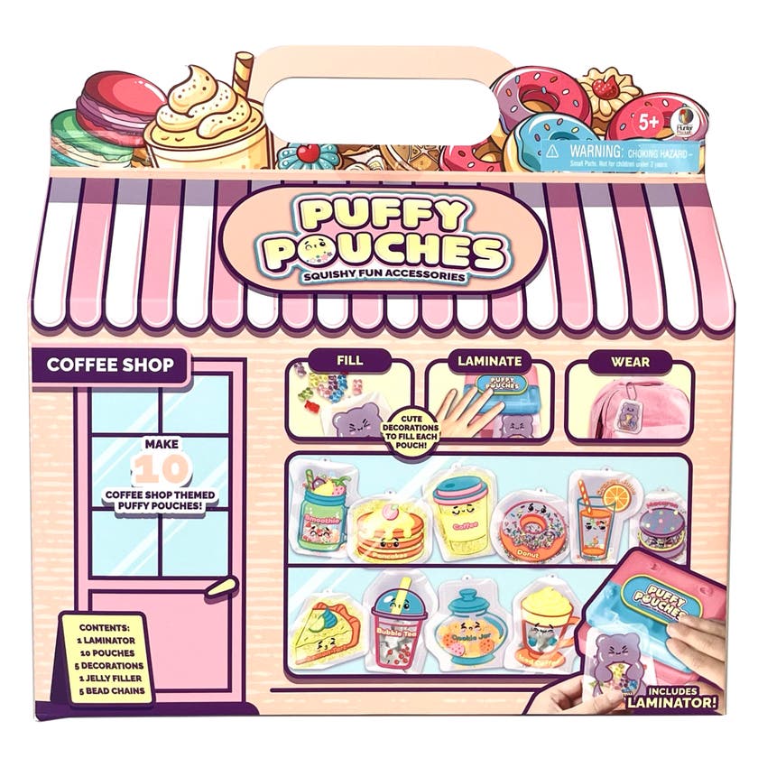 Puffy Pouches Temasett – lag 10 poser med laminator