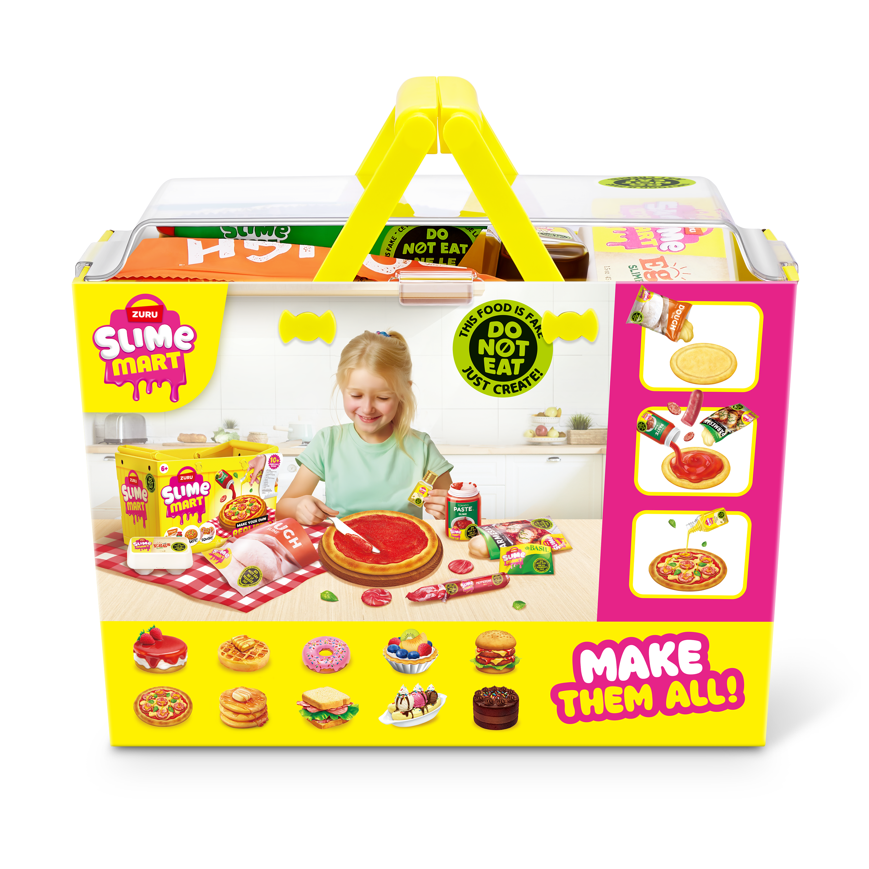 Slime Mart Small Shopping Basket Fast Food