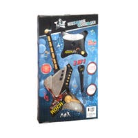 Stage, Batteridrevet rockegitar med mikrofonstativ