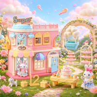 Forest Dreamland Supermarket-sett 18 deler