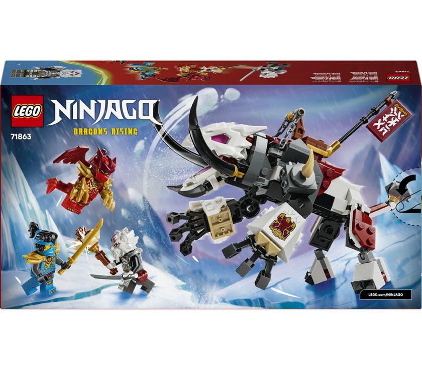 LEGO® NINJAGO® Zilvar med monsterdragen Grimtak 71863