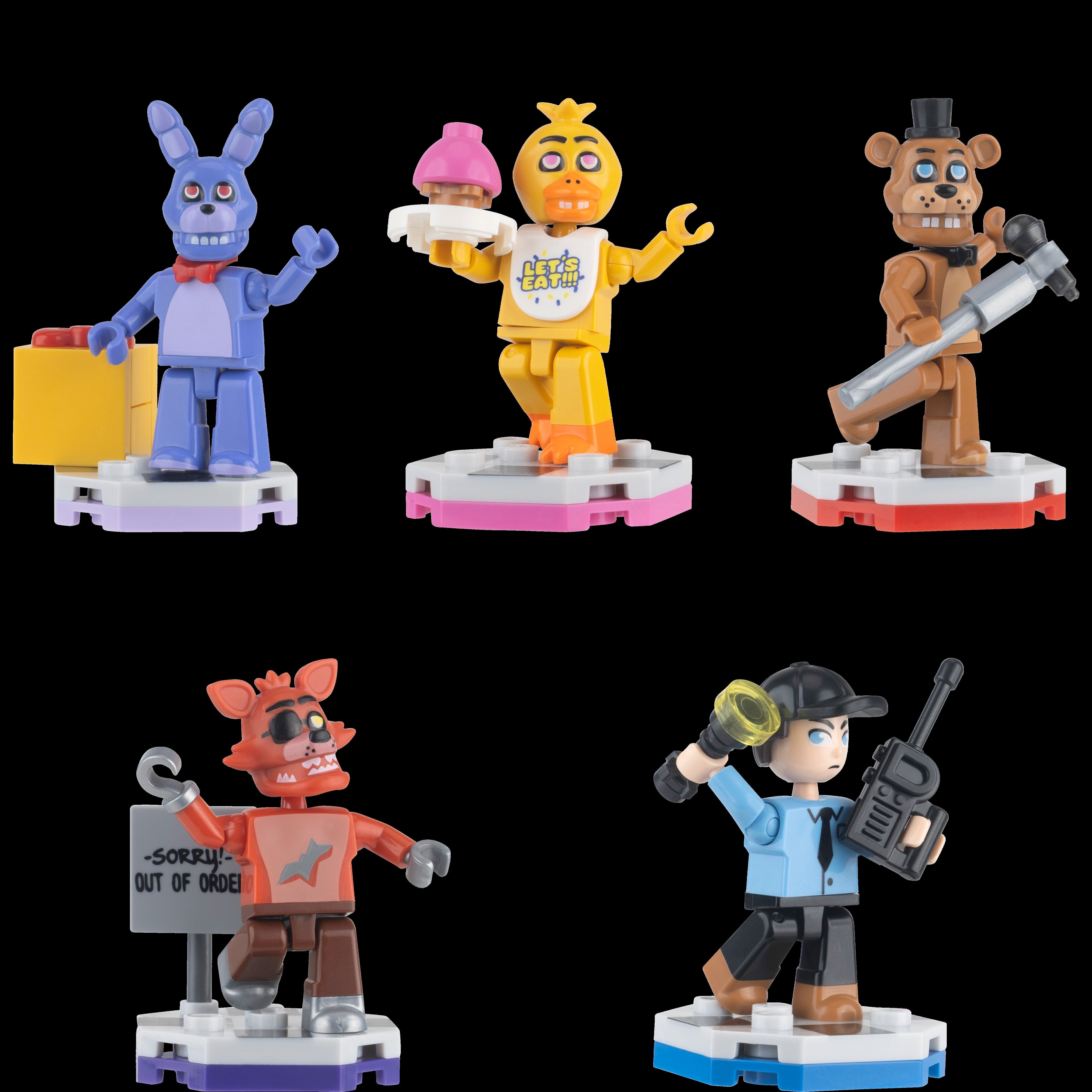 BLDR Five Nights at Freddy's Mystery-minifigur Konstruksjonsleke